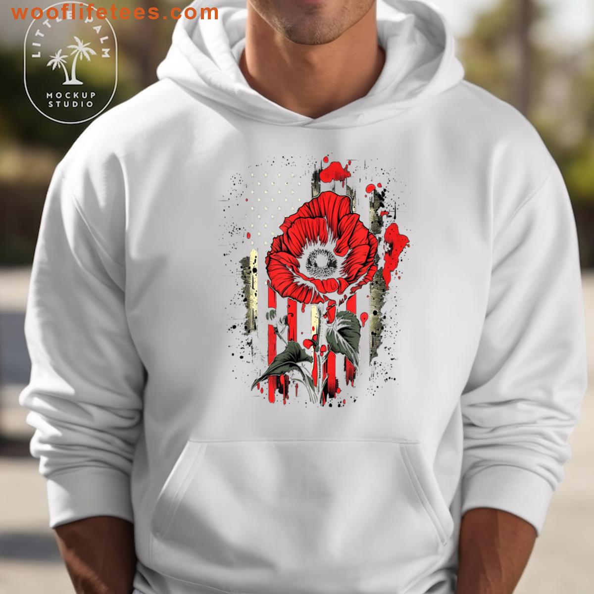 Memorial Day Red Poppy T-shirt