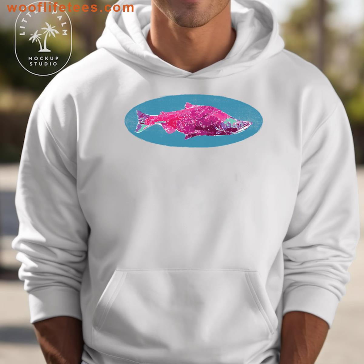 Neon Sockeye Salmon T-shirt