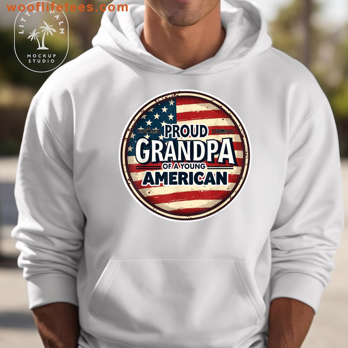 Proud Grandpa Usa T-shirt