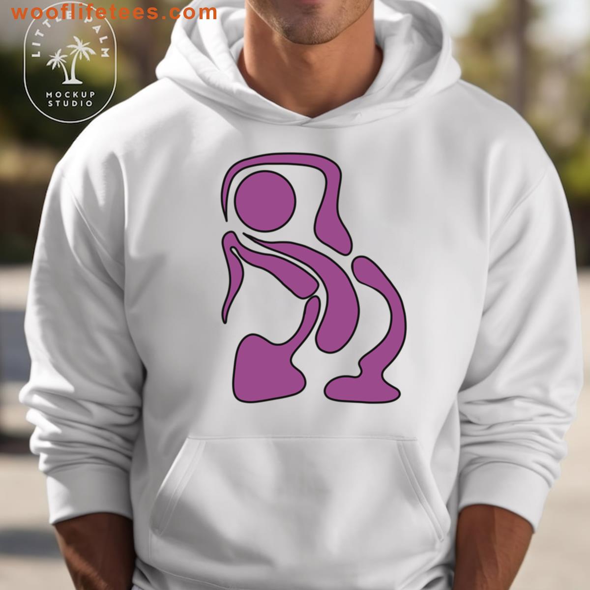 Purple Drippy Figure Tee T-shirt