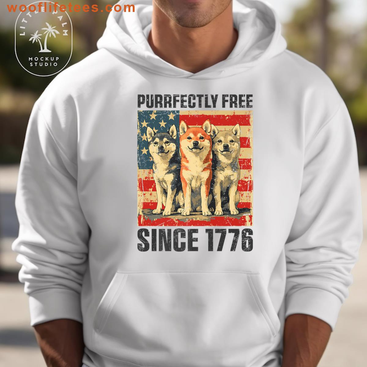 Shiba Inu 4th Of July T-shirt