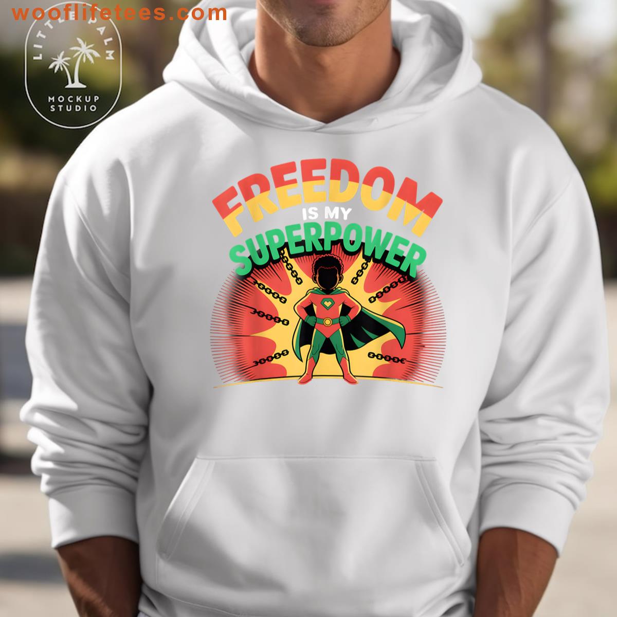 Superhero Juneteenth Kids T-shirt