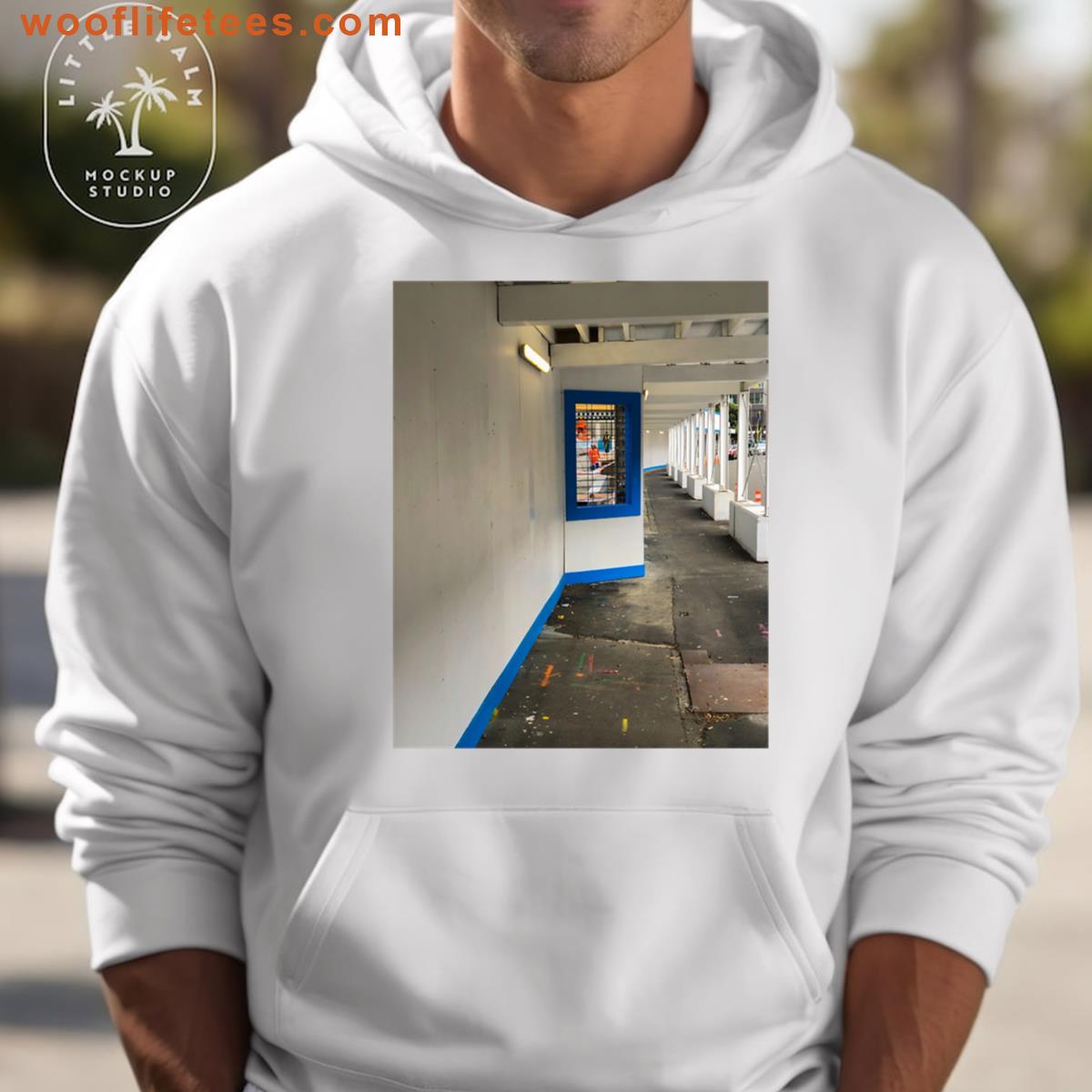 Urban Construction Graphic Framed Walkway T-shirt