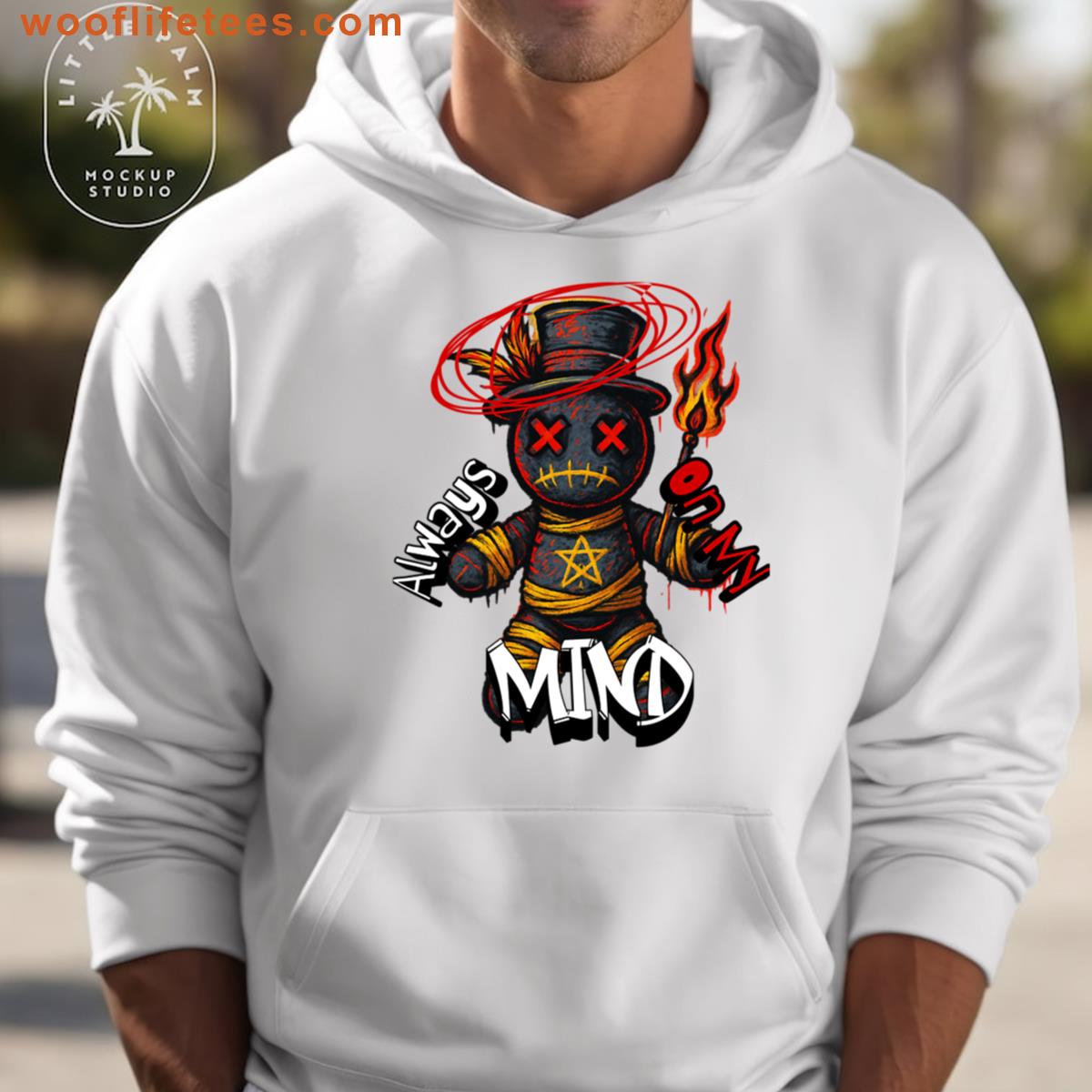 Voodoo Protection Doll Art Streetwear T-shirt