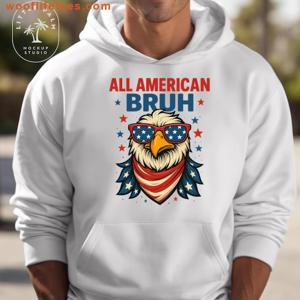 All American Bruh Bald Eagle T-shirt