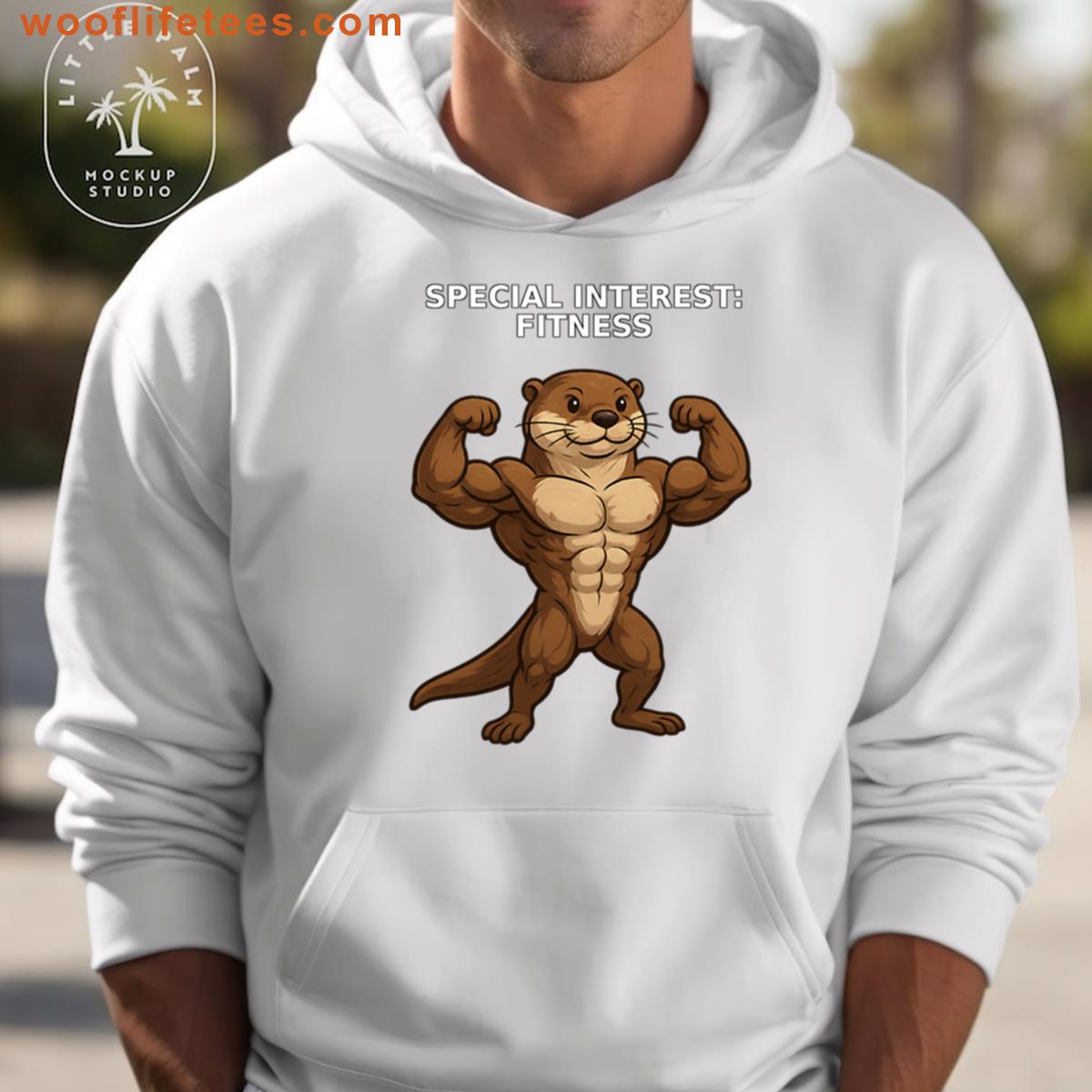 Asd Fitness Otter Flexing Fun T-shirt