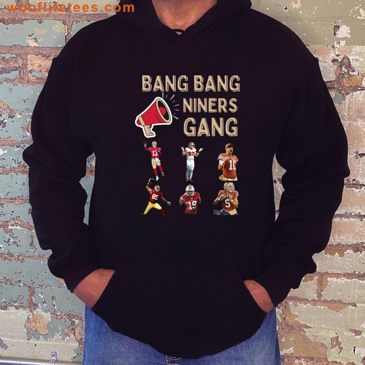 Bang Bang Niners Gang Football Poster T-shirt