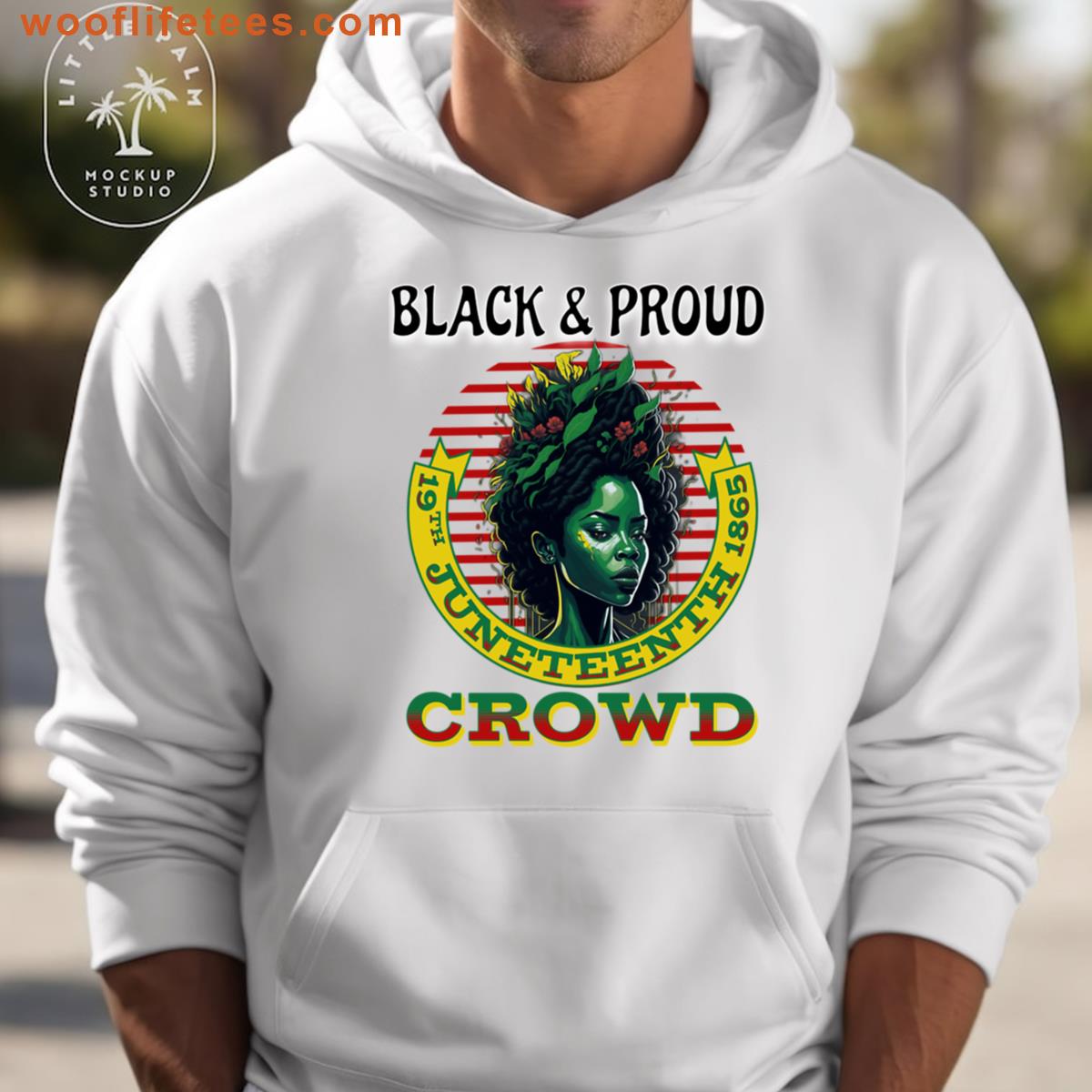 Black And Proud Juneteenth Crowd Juenteenth T-shirt