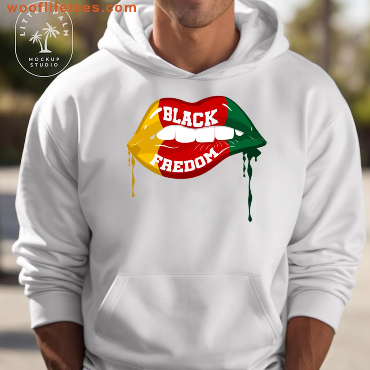 Black Freedom Lips Juneteenth Emancipation Day T-shirt