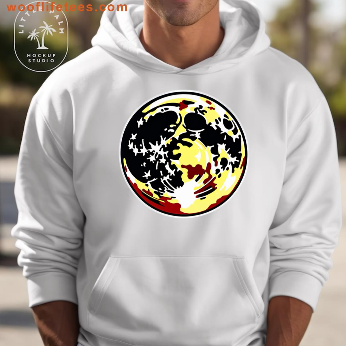 Bloody Full Moon Oversized T-shirt
