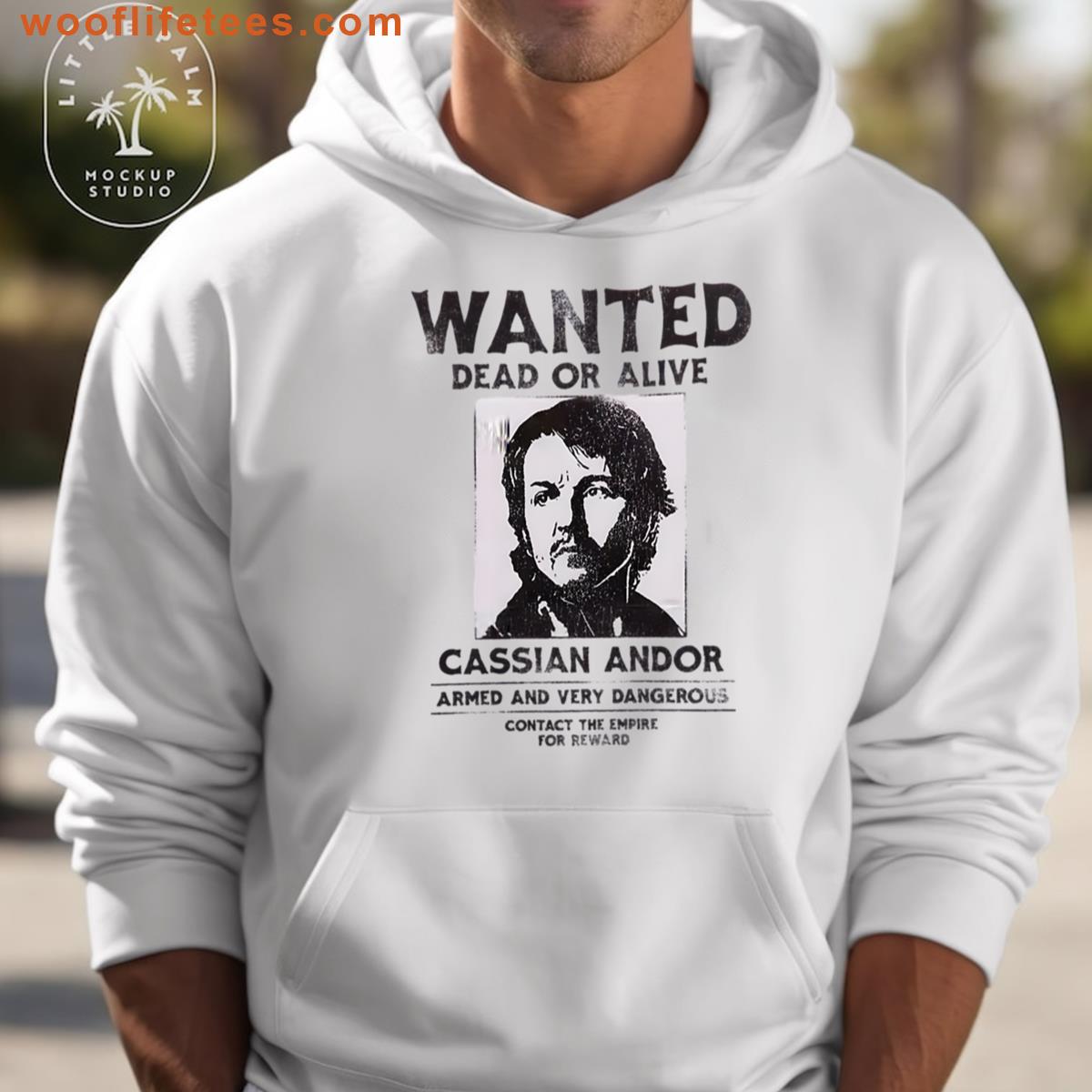 Cassian Andor Wanted Star Wars Rebellion Oversized T-shirt