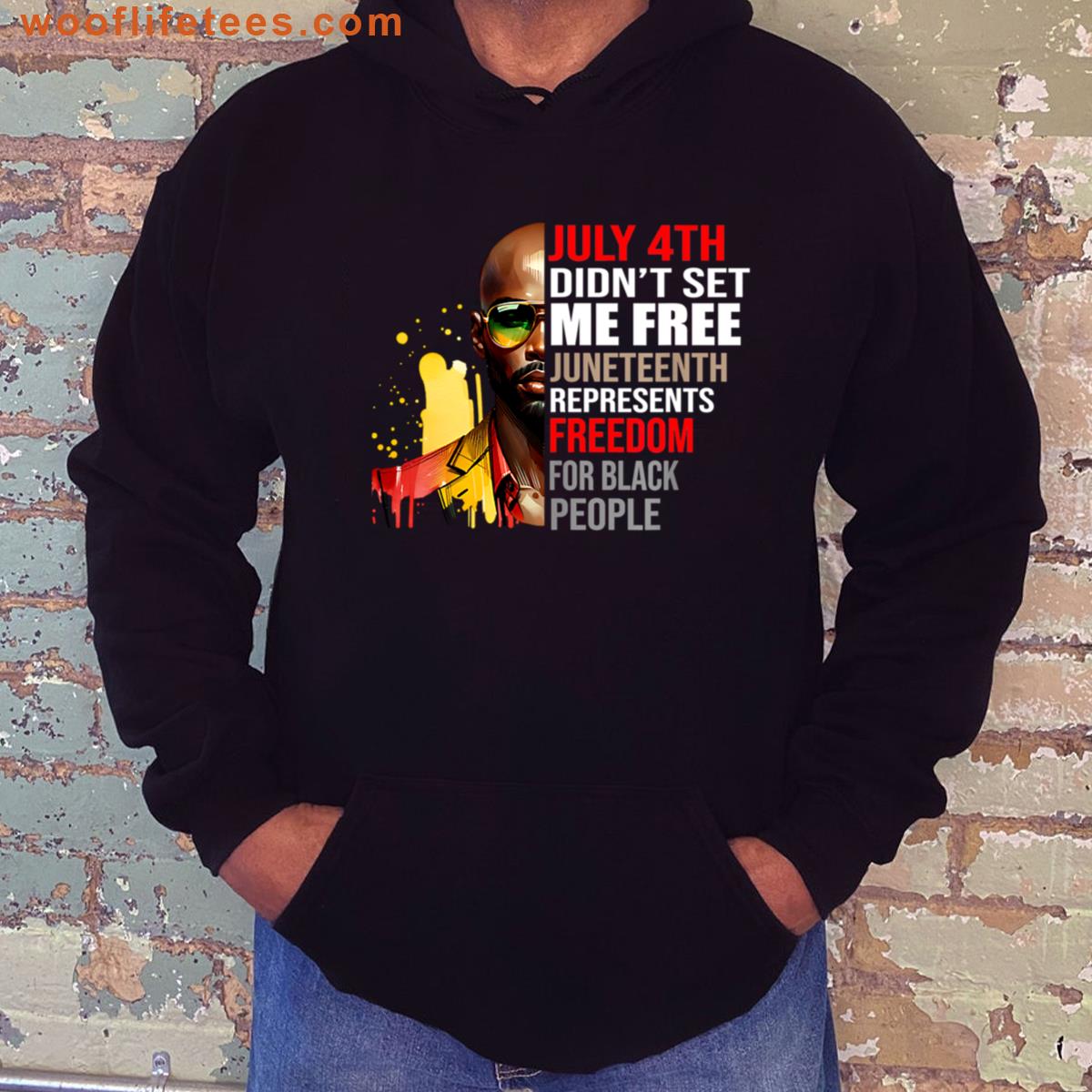 Celebrating Juneteenth 1865 Independence Day Black Man Boys T-shirt
