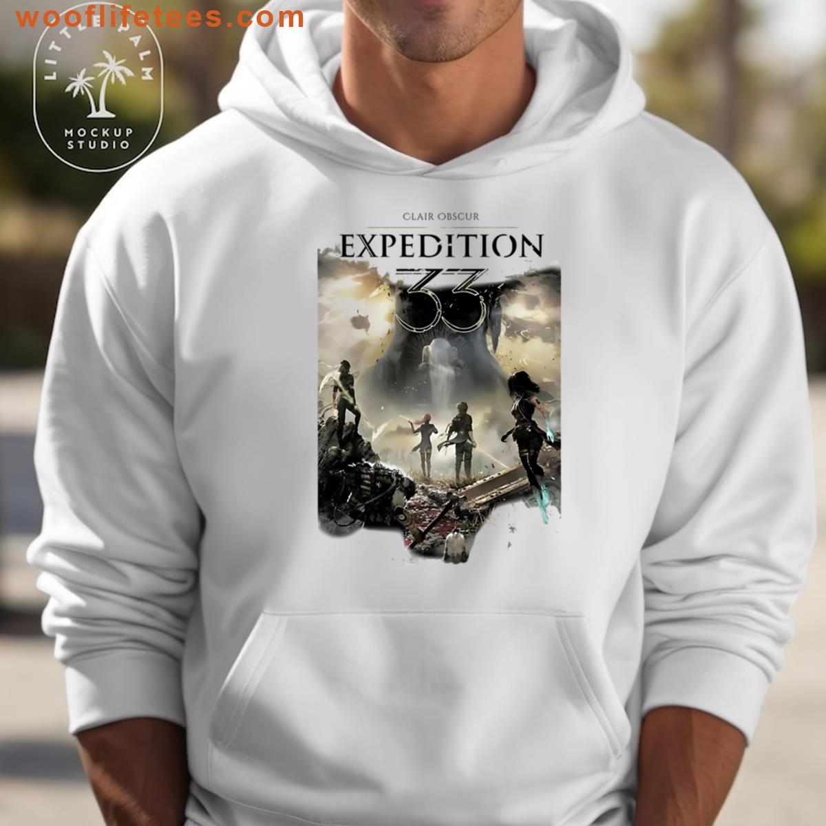 Clair Obscur Expedition 33 Gamer Vintage 90s Fan Art T-shirt