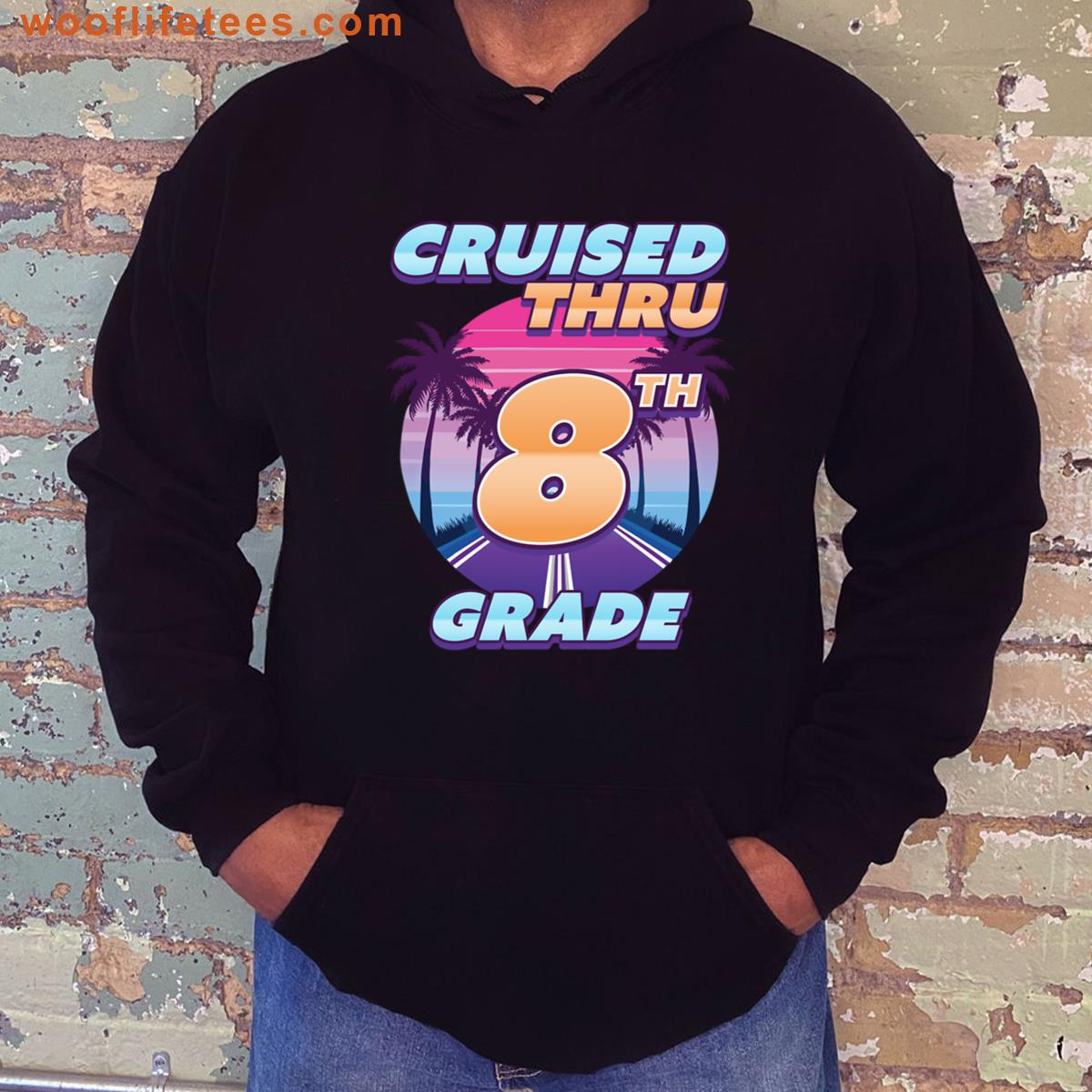 Cruised Thru 8th Grade Graduation Last Day Of School T-shirt