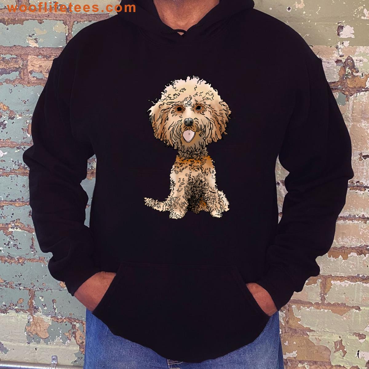 Cute Poodle Big Head Puppy T-shirt