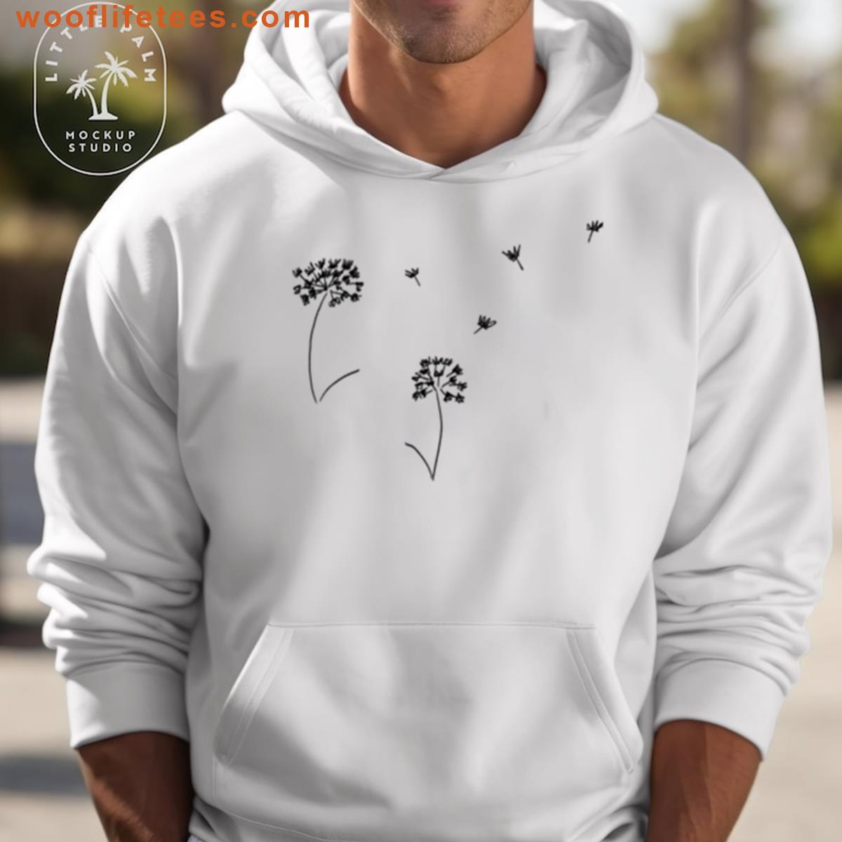 Dandelions In Wind Oversized T-shirt