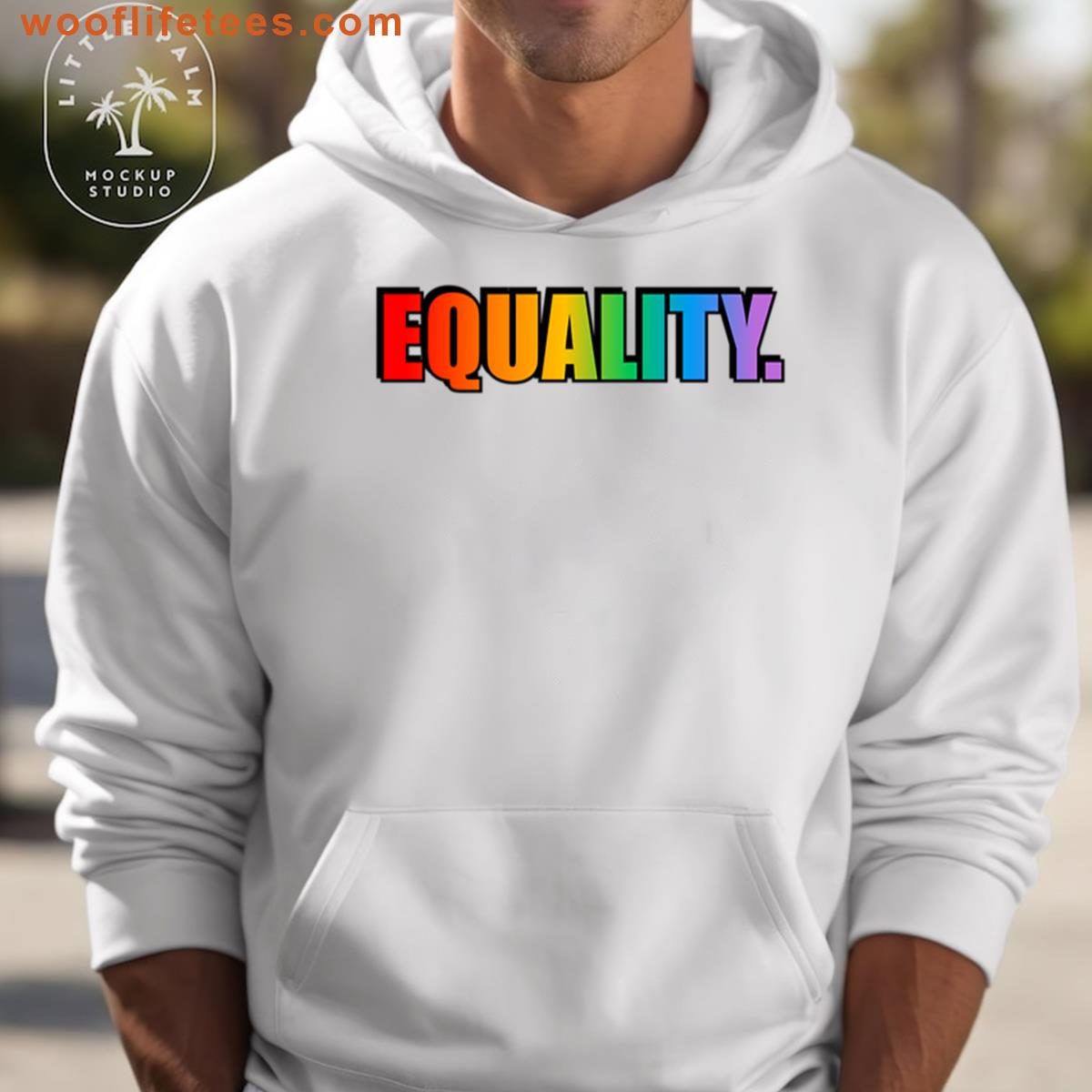 Equality Rainbow Text Lgbtq Pride Month T-shirt