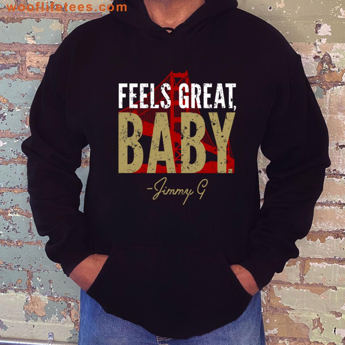 Feels Great Baby Jimmy G Signature Football San Francisco Oversized T-shirt