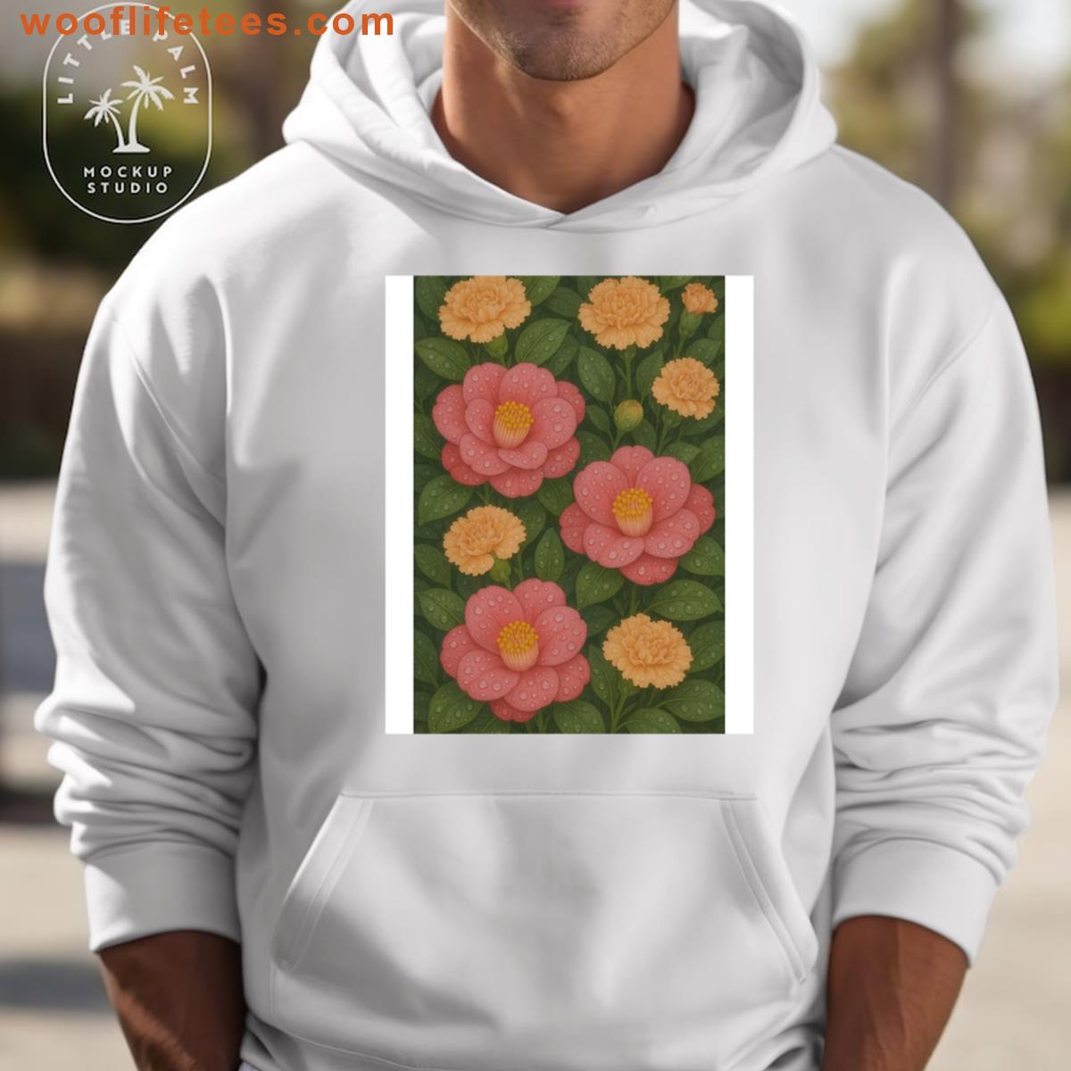 Flowers In The Rain Graphic T-shirt