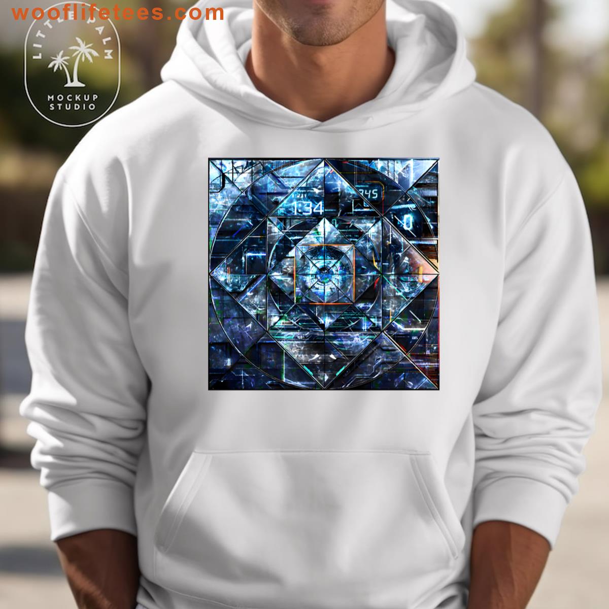 Fractured Time Oversized T-shirt