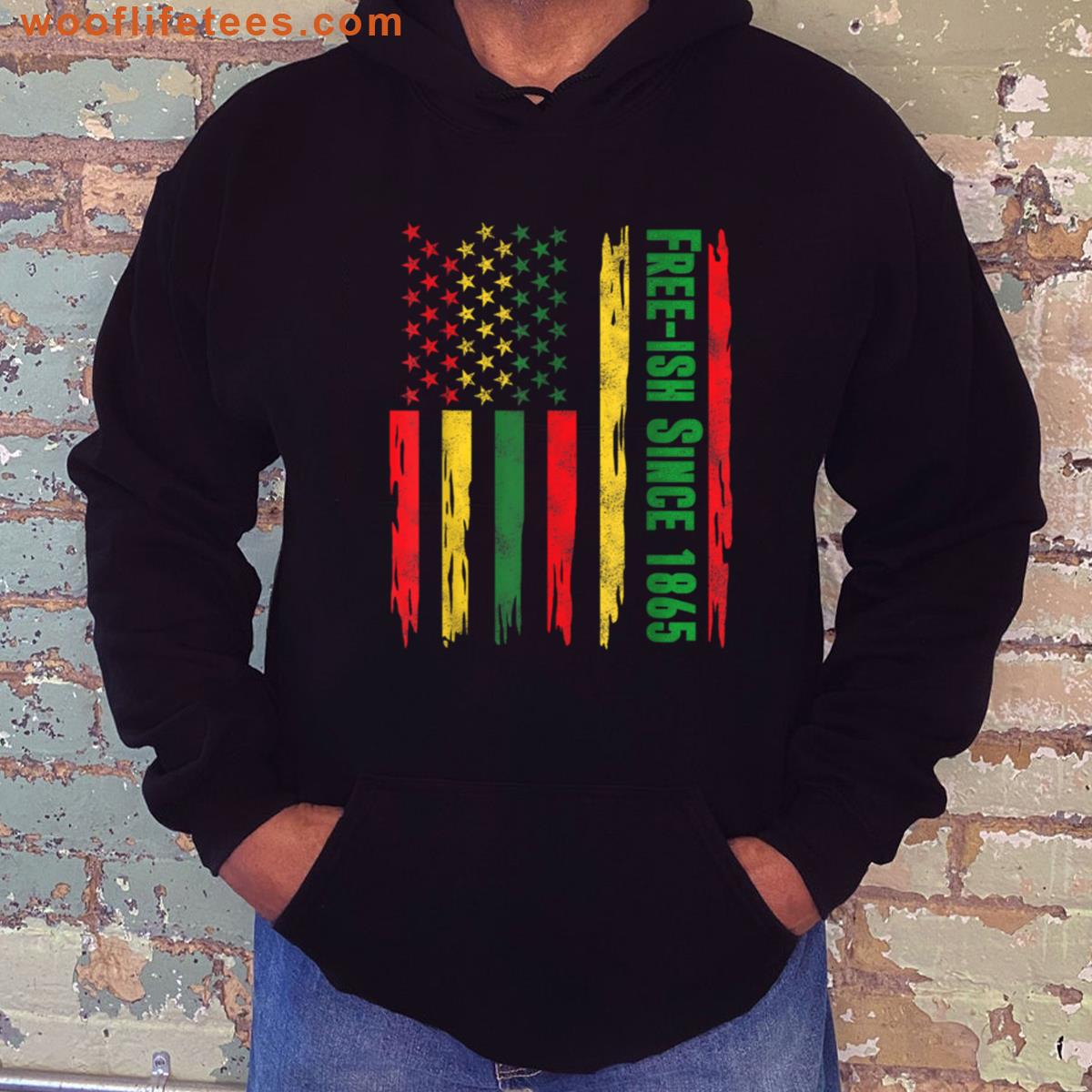 Free Ish Since 1865 Juneteenth Flag 2023 Juneteenth Afrocentric Celebration 2023 T-shirt