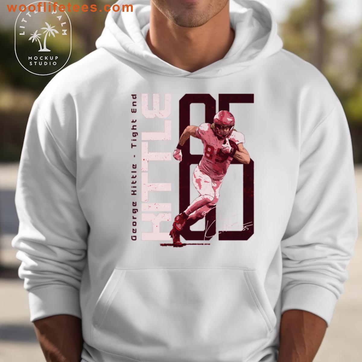 George Kittle San Francisco Stretch George Kittle American Football 90s Graphic Tee Vintage Unisex T-shirt