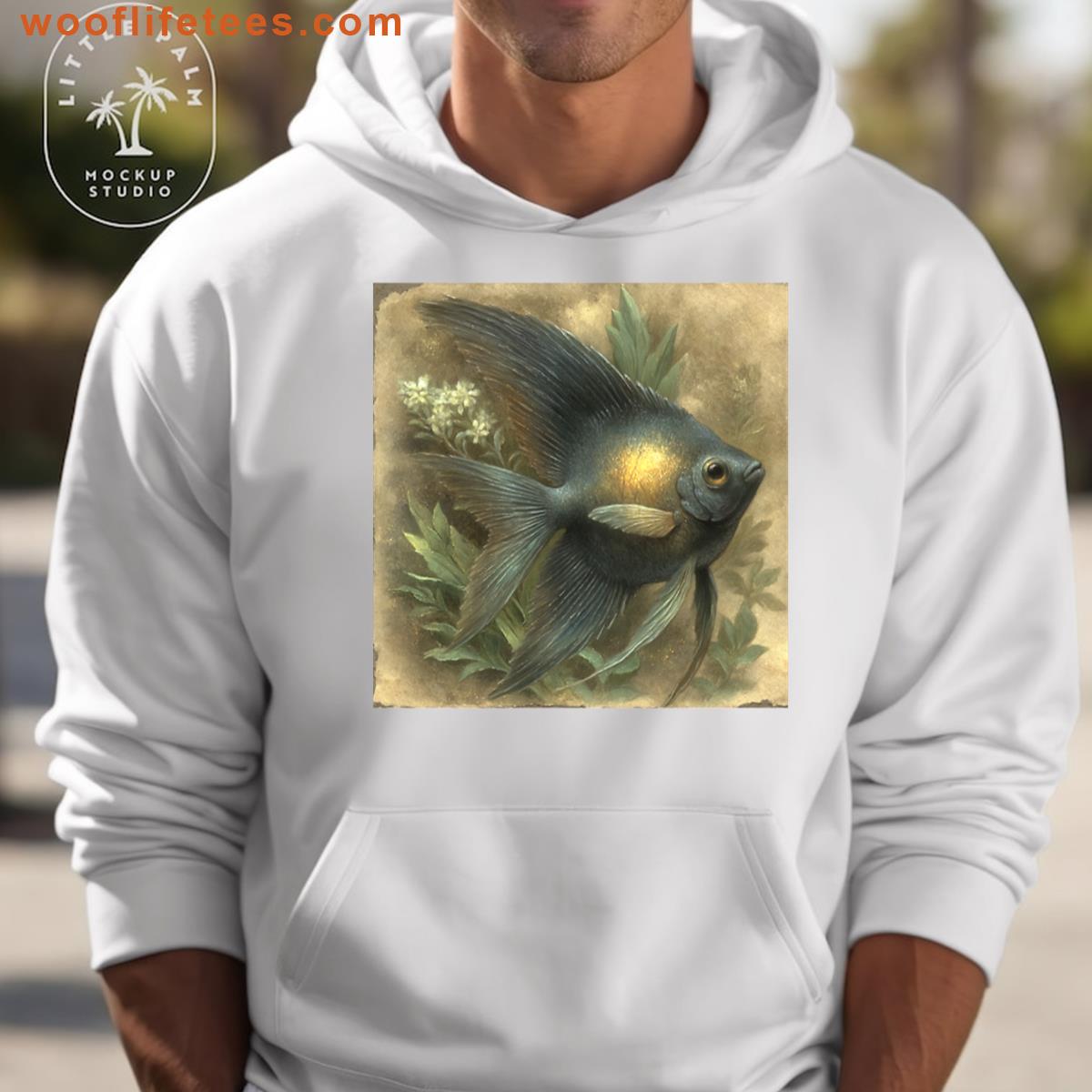 Gilded Fin An Aquatic Jewel Oversized T-shirt