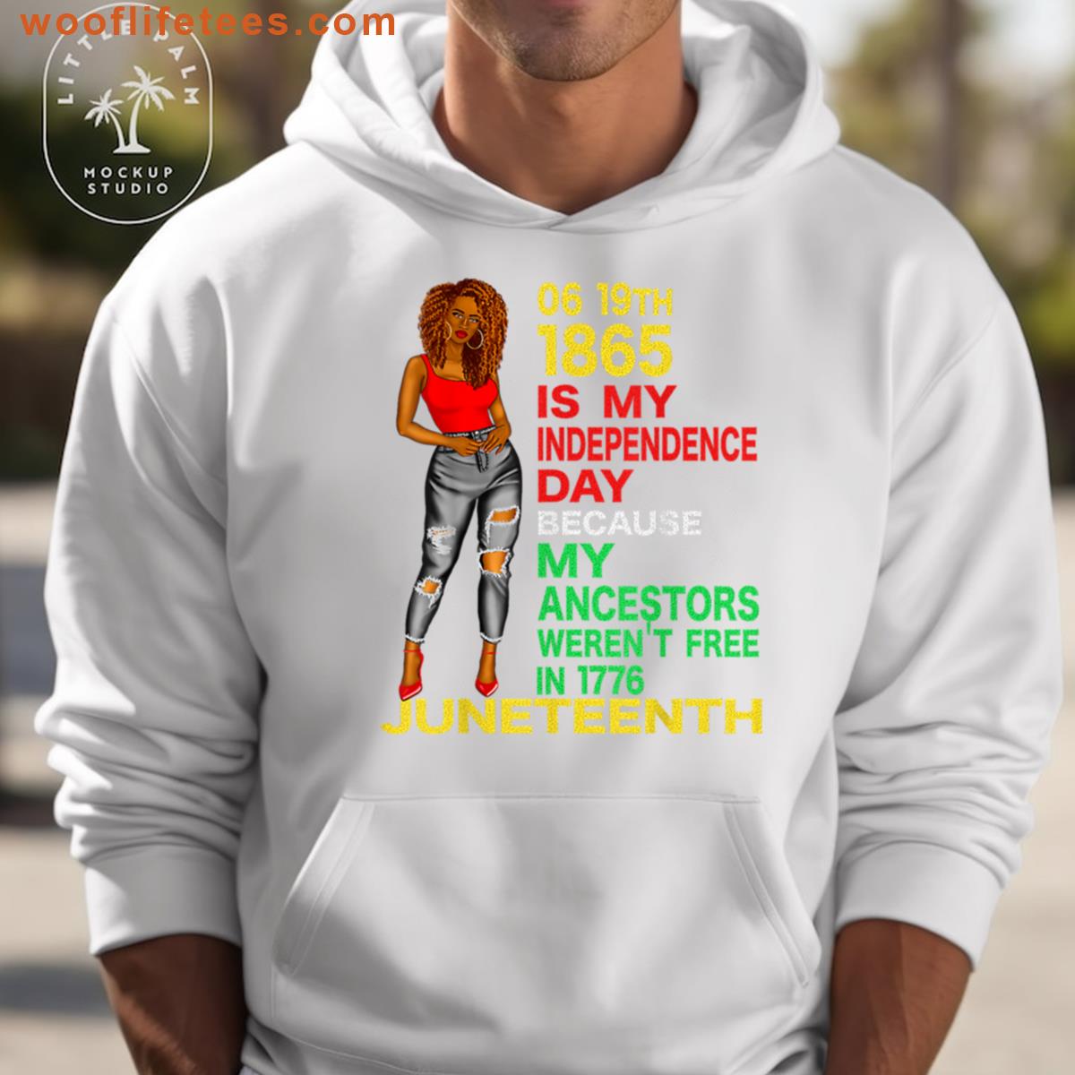 Happy Juneteenth Is My Independence Day Free For Black Women T-shirt