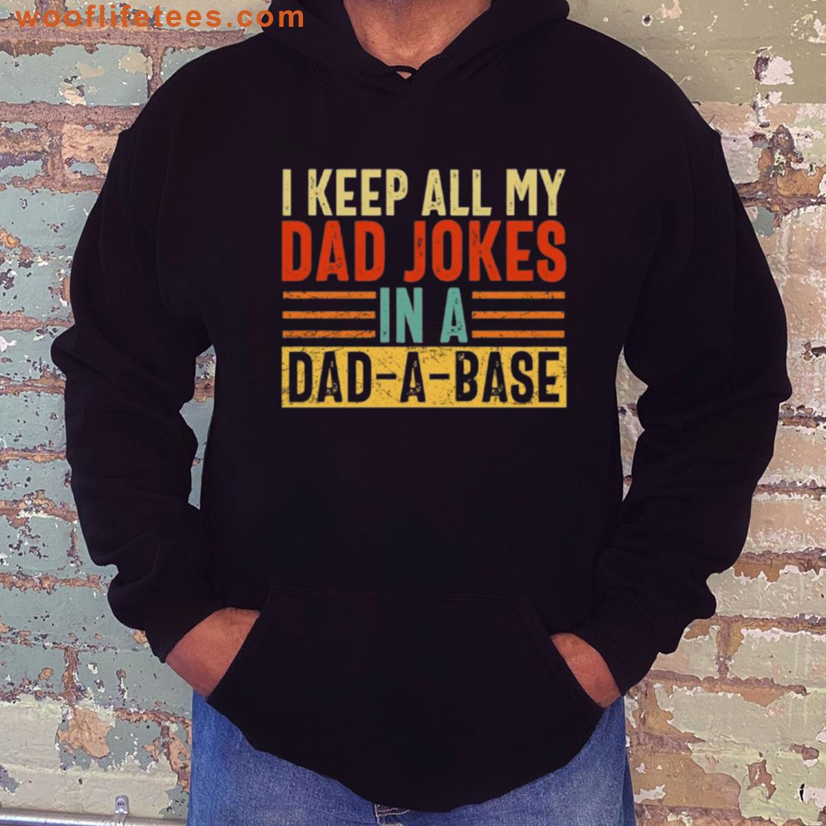I Keep All My Dad Jokes In A Dad A Base T-shirt
