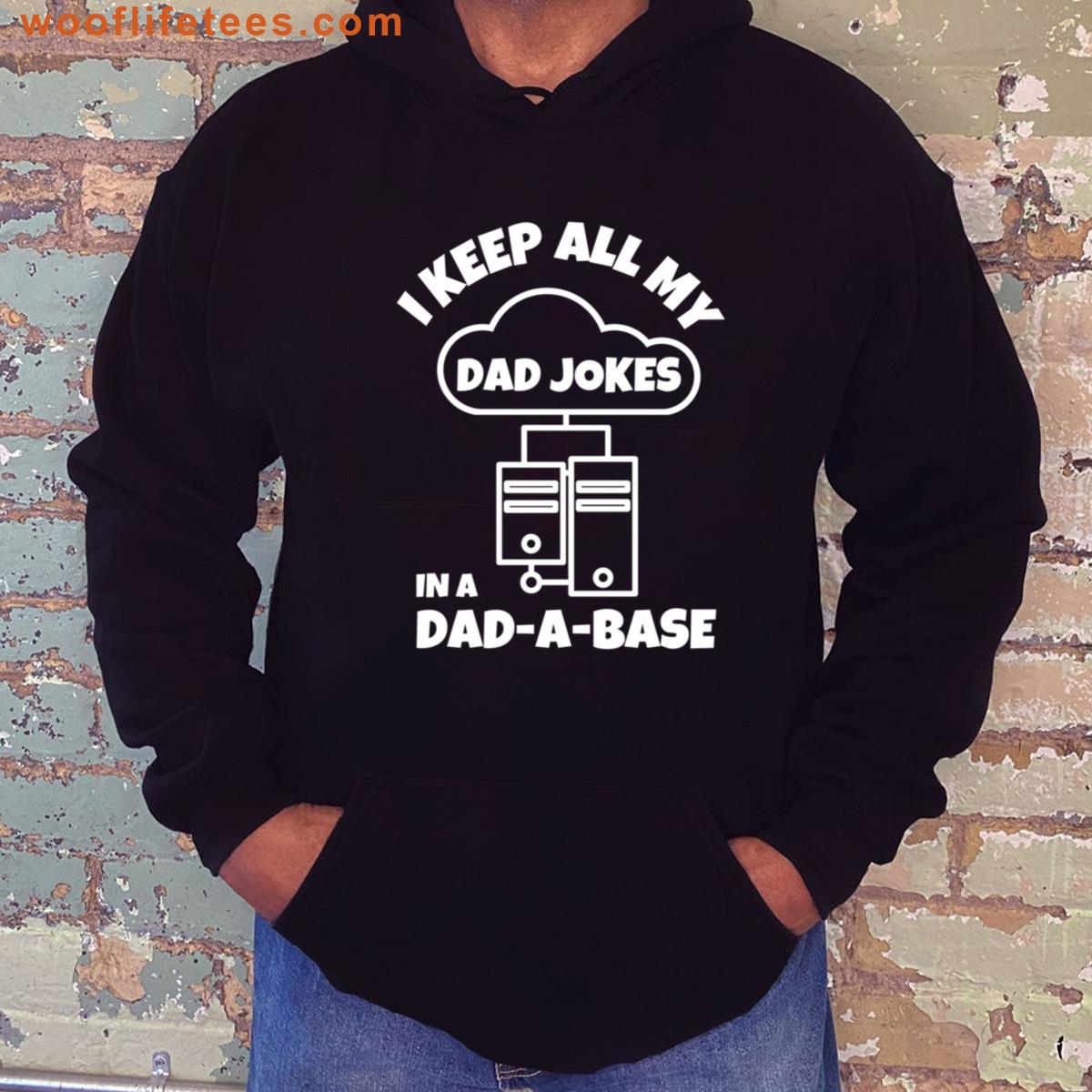 I Keep All My Dad Jokes In A Dadabase T-shirt