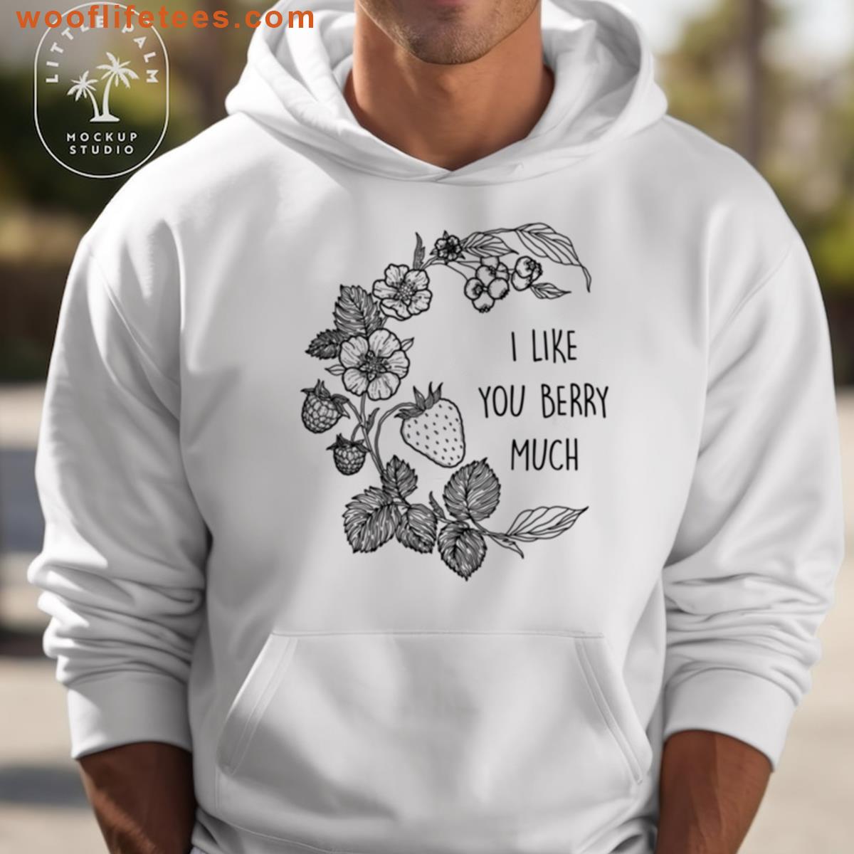 I Like You Berry Much Oversized T-shirt
