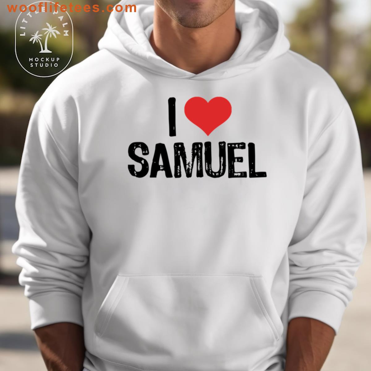 I Love Samuel Active T-shirt
