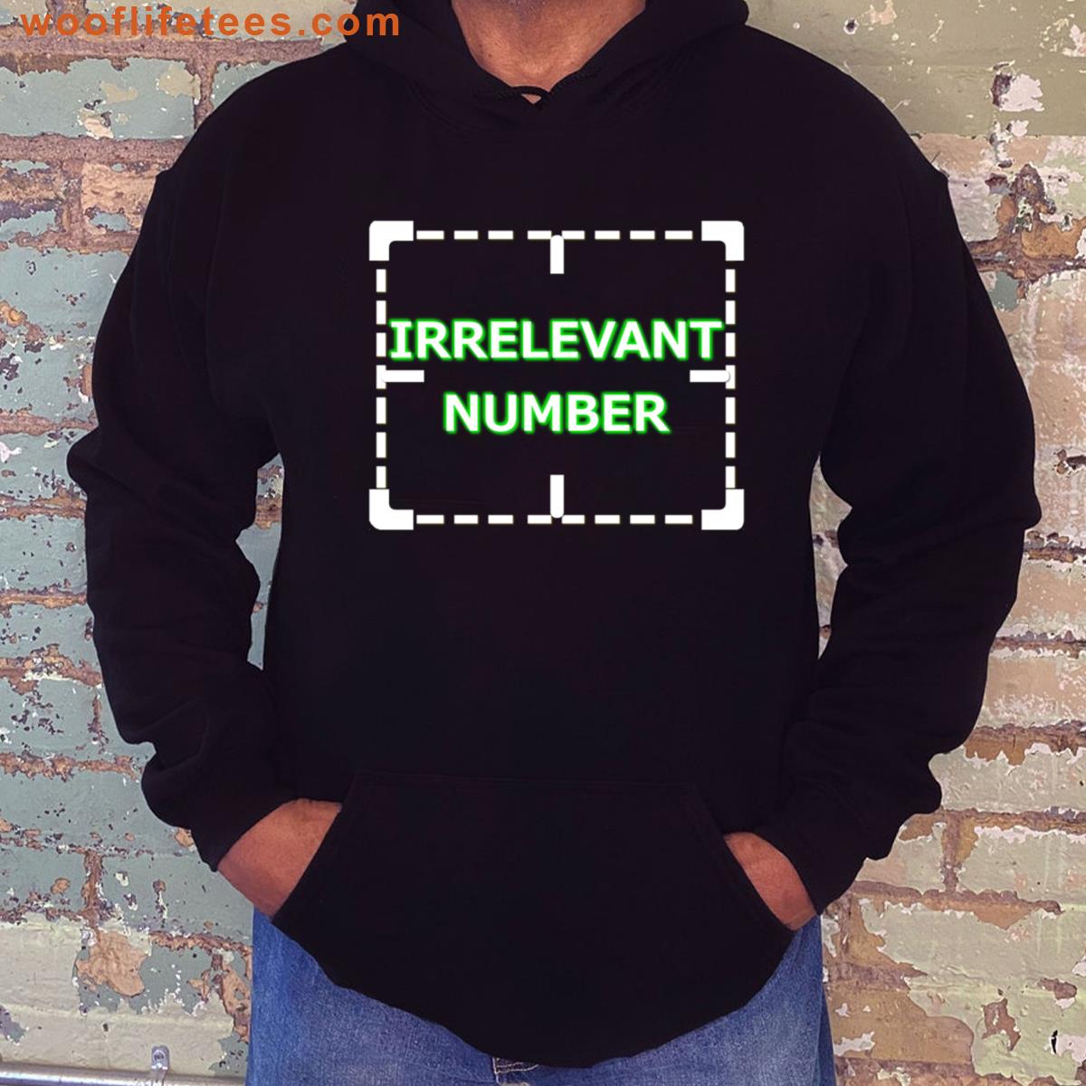 Irrelevant Number Oversized T-shirt
