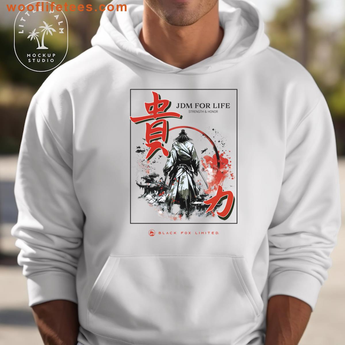 Jdm For Life Samurai Strength Honor T-shirt