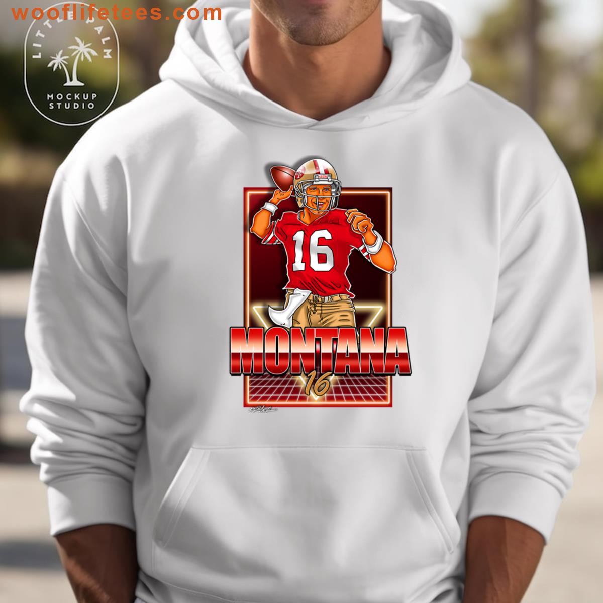 Joe Montana Nfl San Fransico 49ers Oversized T-shirt