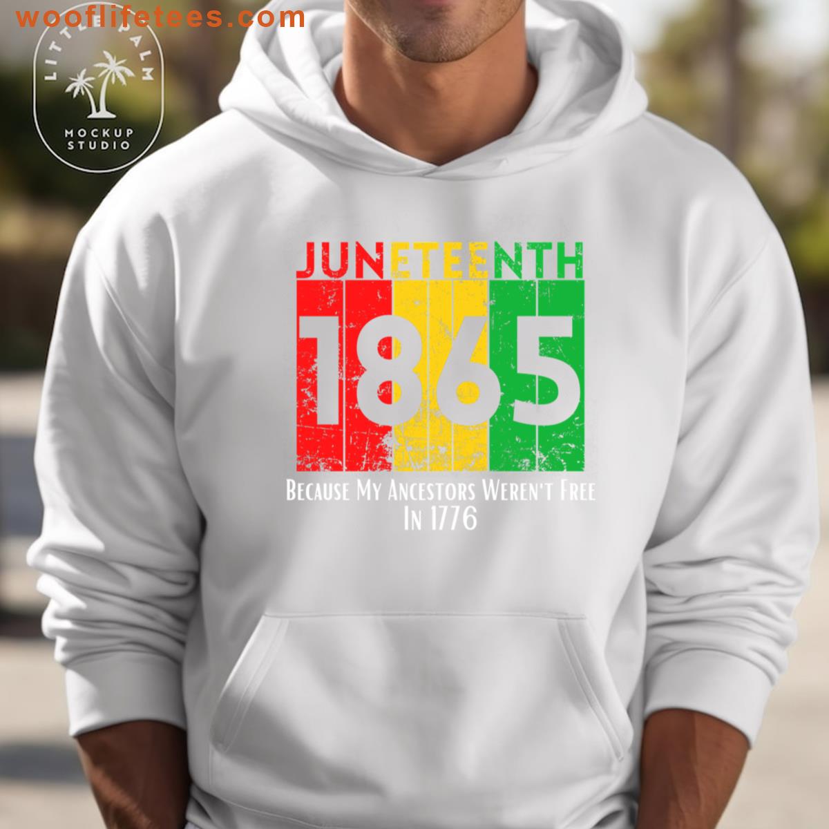 Juneteenth 1865 Black Proud African American Flag Freedom T-shirt