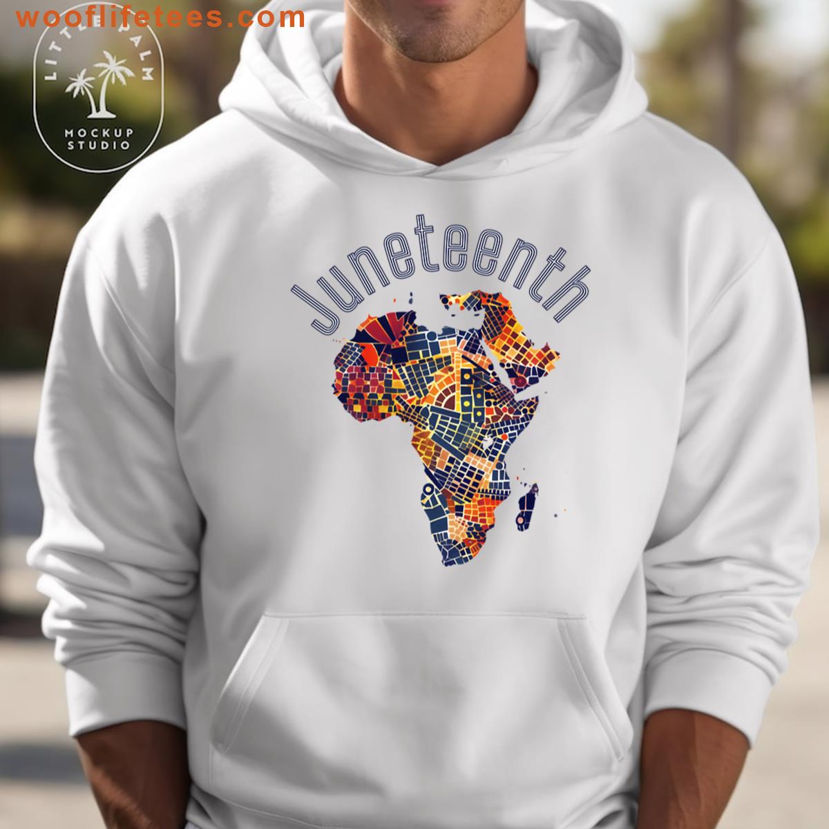Juneteenth Africa Mosaic Puzzles T-shirt