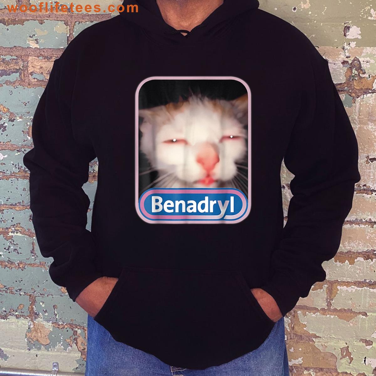Benadryl Meme Cat Benny Cute Funny Meme Quote T-shirt