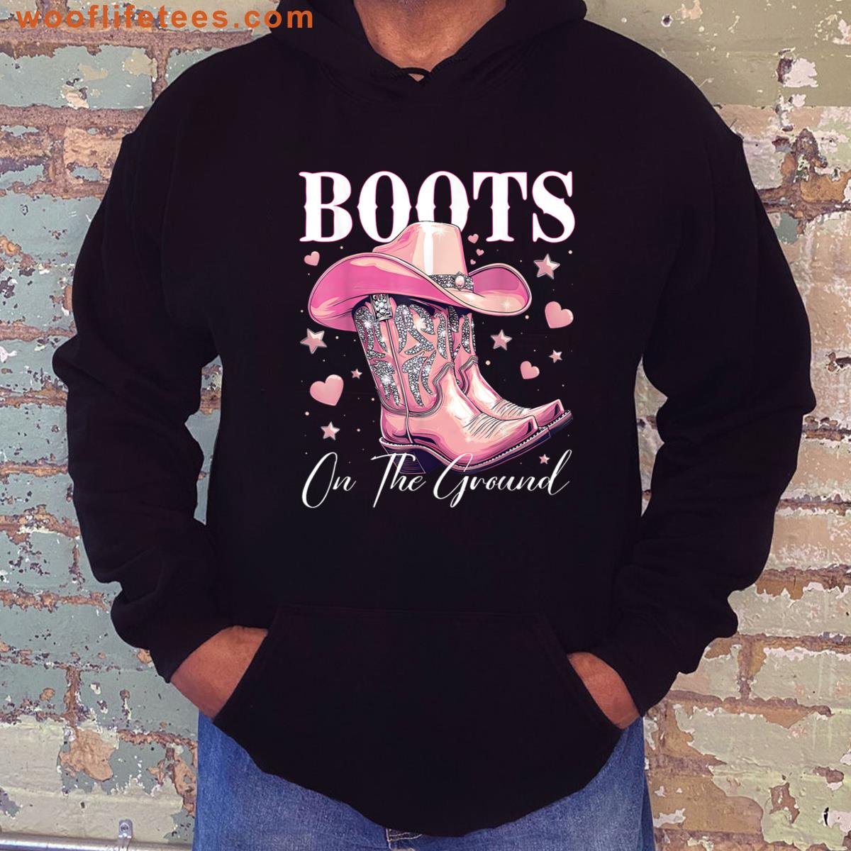 Boots On The Ground Cowboy Cowgirl Western Linedance T-shirt