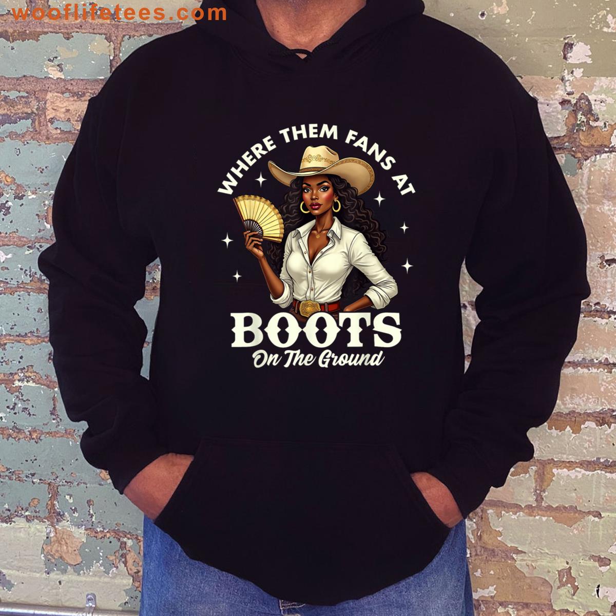 Boots On The Ground Melanin Cowgirl Juneteenth Tee T-shirt