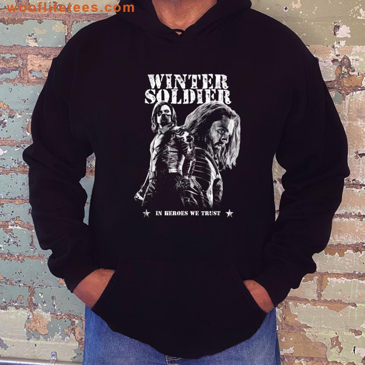 Bucky Barnes Thunderbolts Winter Soldier Sebastian Stan Retro Vintage 90s Fan Art T-shirt