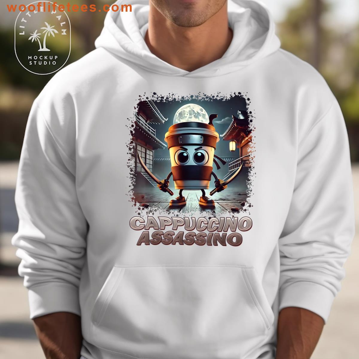 Cappuccino Assassino Italian Brainrot Meme T-shirt