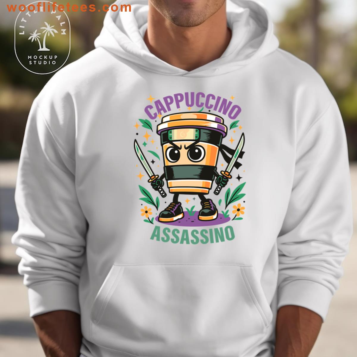 Cappuccino Assassino Italian Brainrot Memes T-shirt