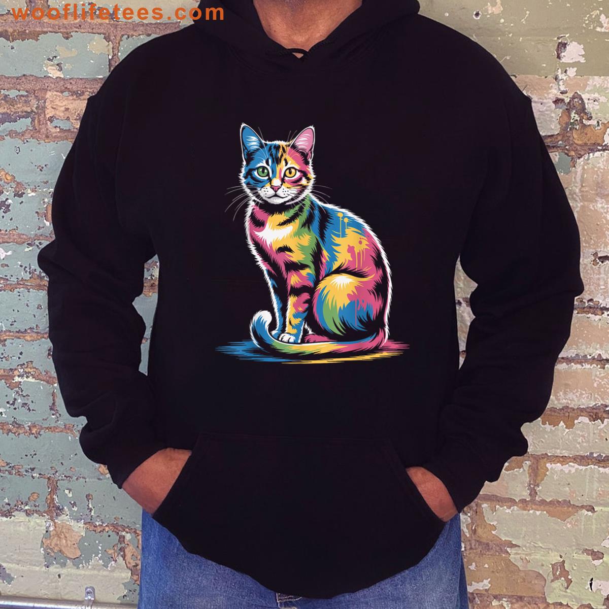 Colorful Cat T-shirt