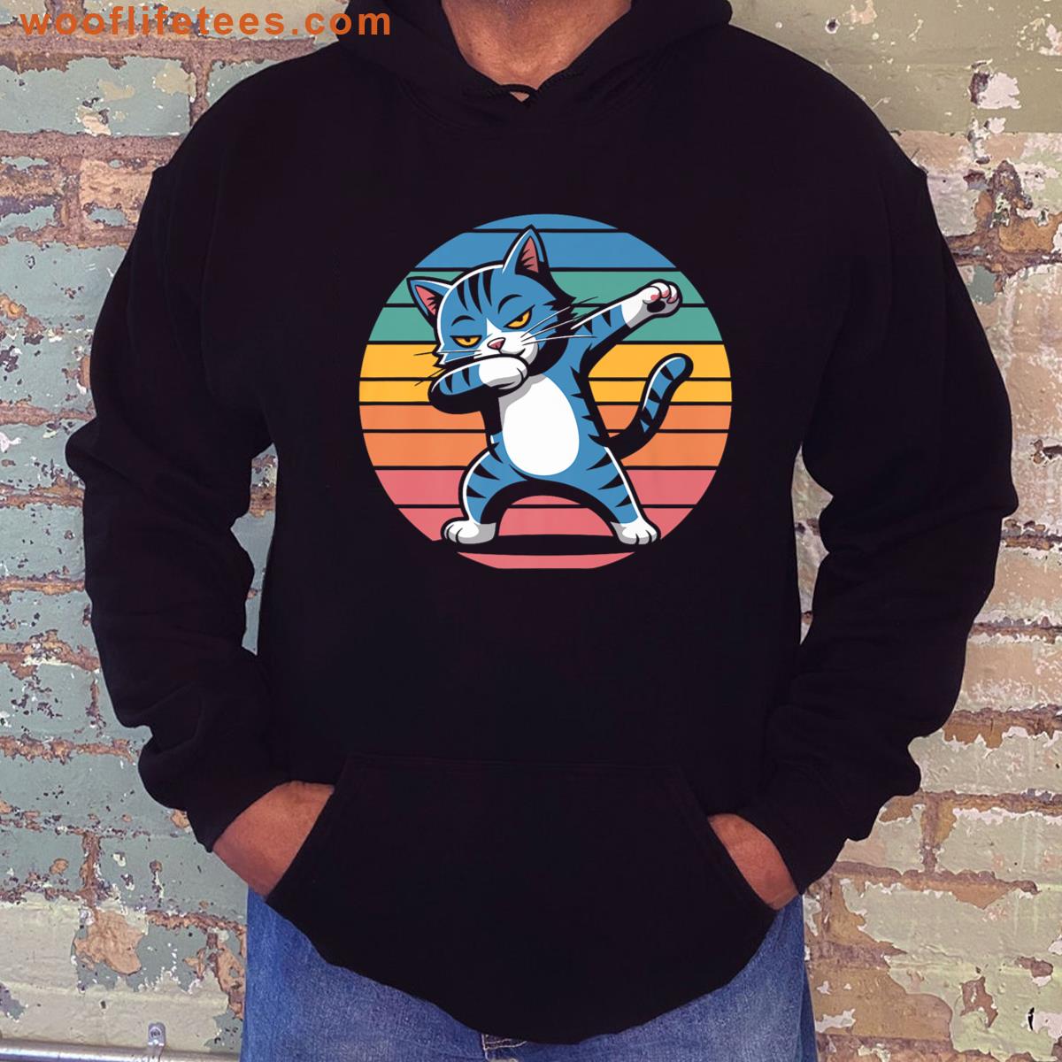 Dabbing Cat Premium T-shirt