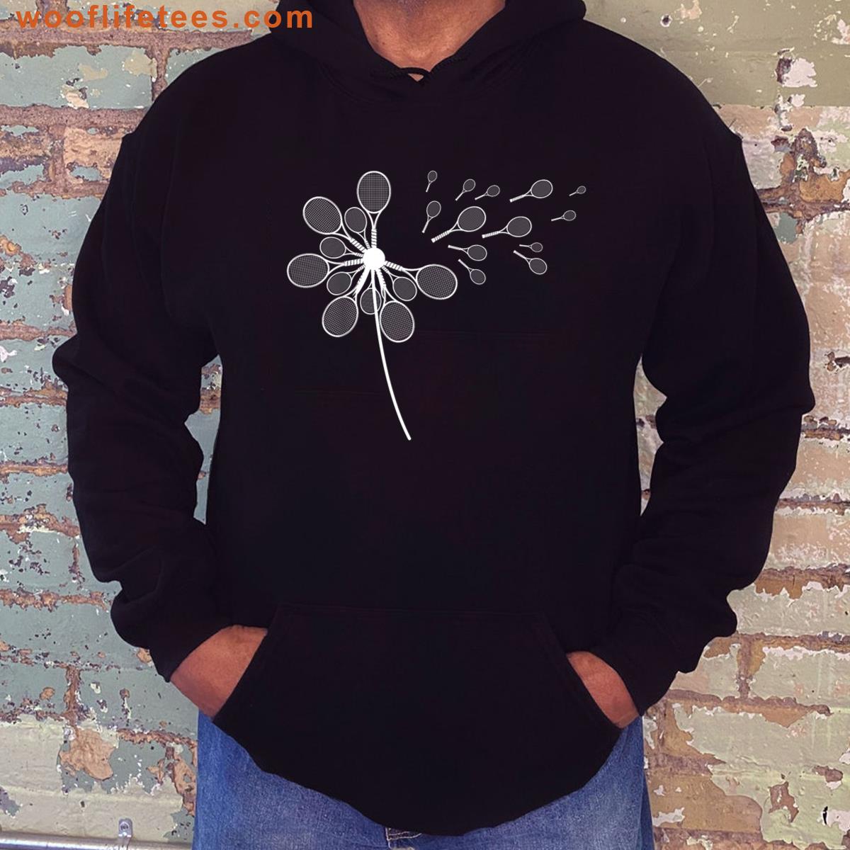 Dandelion Tennis Racket For Tennis Player T-shirt