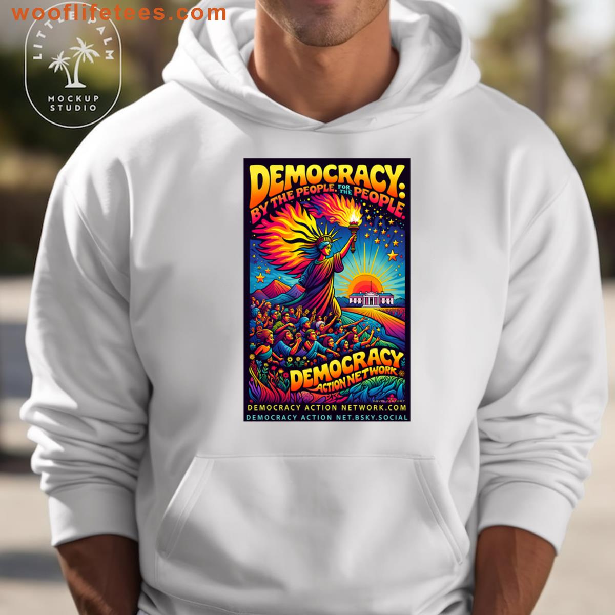 Democracy By The People For The People Oversized T-shirt