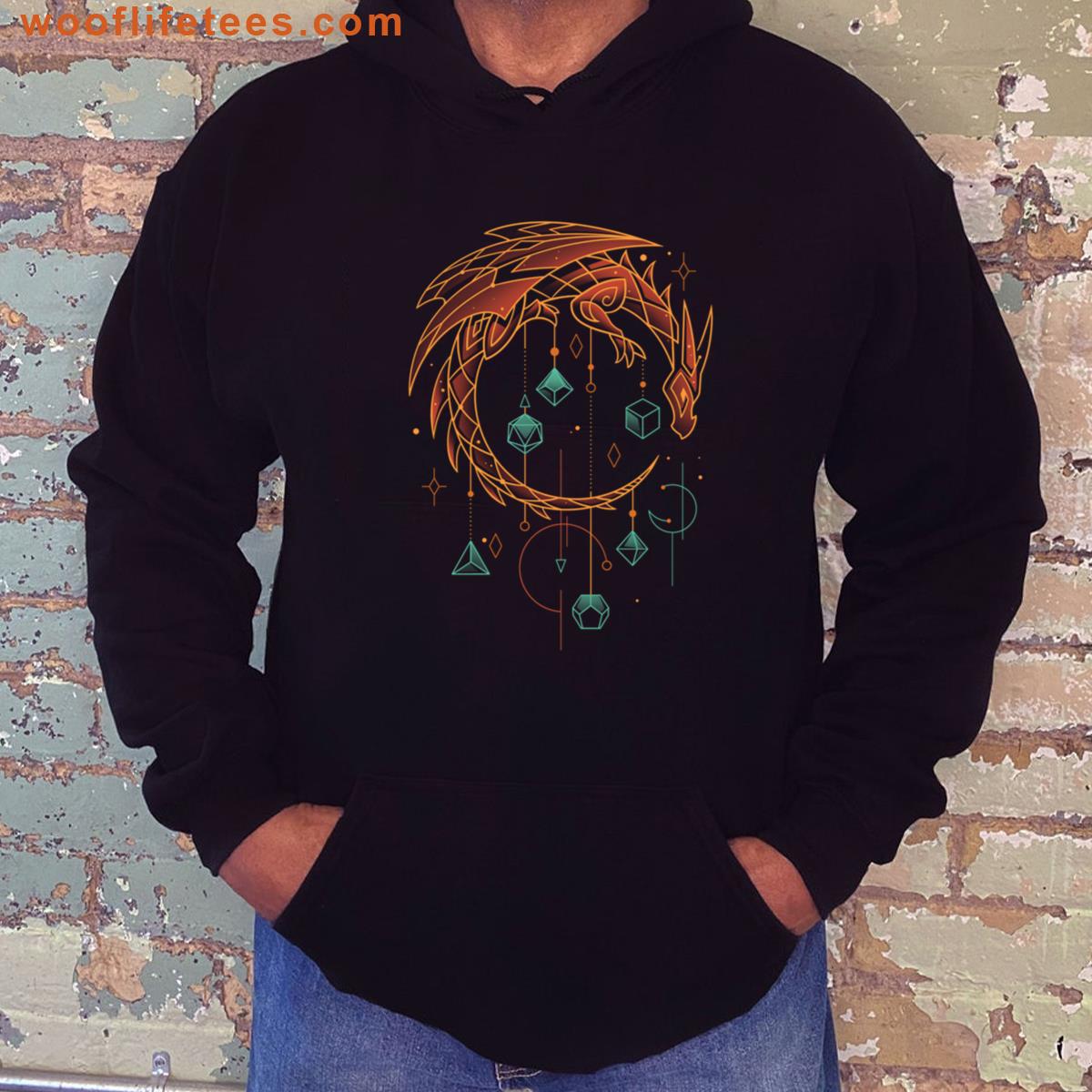 Draconic Dice Keeper Roleplayer Gamer T-shirt