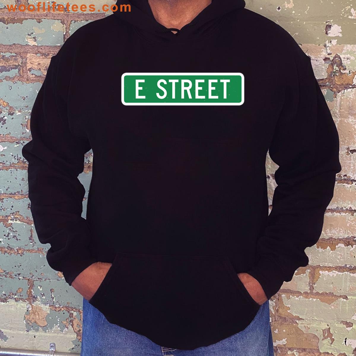 E Street Street Sign T-shirt