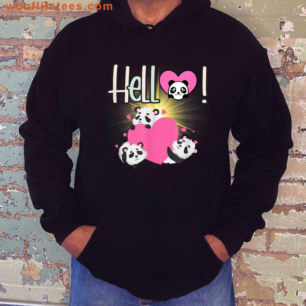 Funny Cute Bear Hello Bear Hello Bear Parody Neat Present Present T-shirt